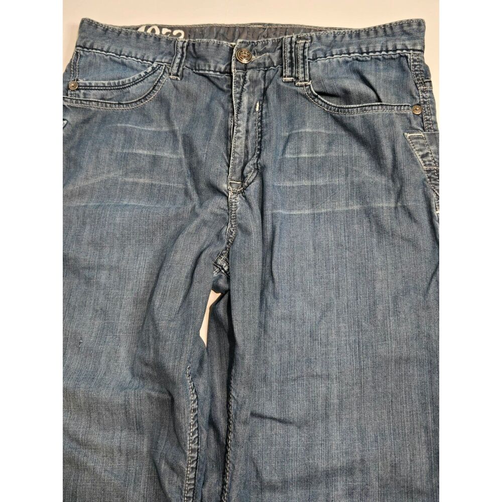 Vintage Ecko Unltd Embroidered Eagle 1972 Baggy Jeans | Men's Size 34 | Blue - Picture 3 of 10